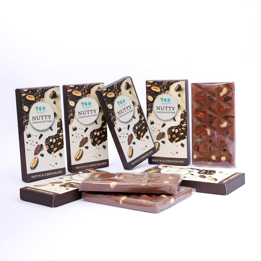 Pack of 6 Nutty Chocolate Bar