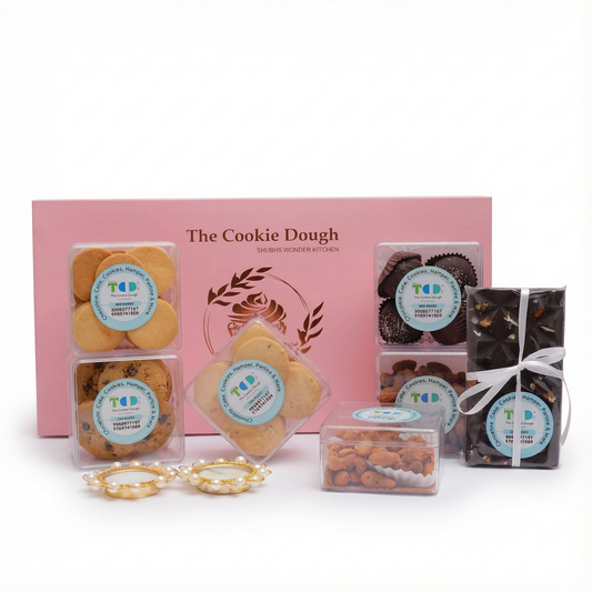 TCD Dry Fruits & Homemade Cookies Gift Hamper Box (1280g)